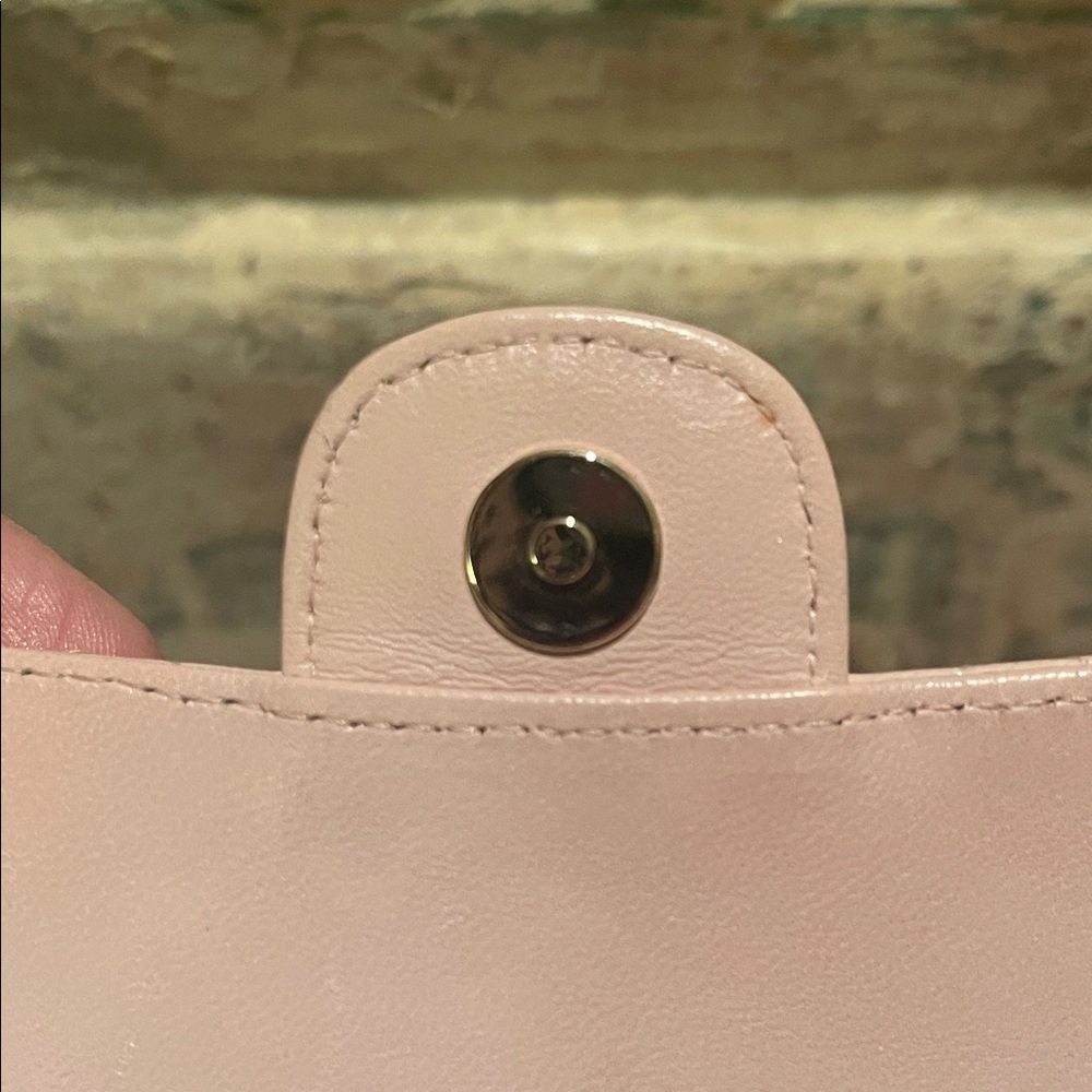EUC Chanel Pink Quilted Lamskin CC Cosmetic Bag with Chanel Box - Picture 12 of 14